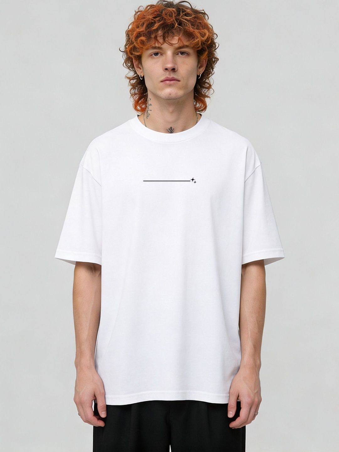 FARDA Unisex Drop-Shoulder Sleeves T-shirt