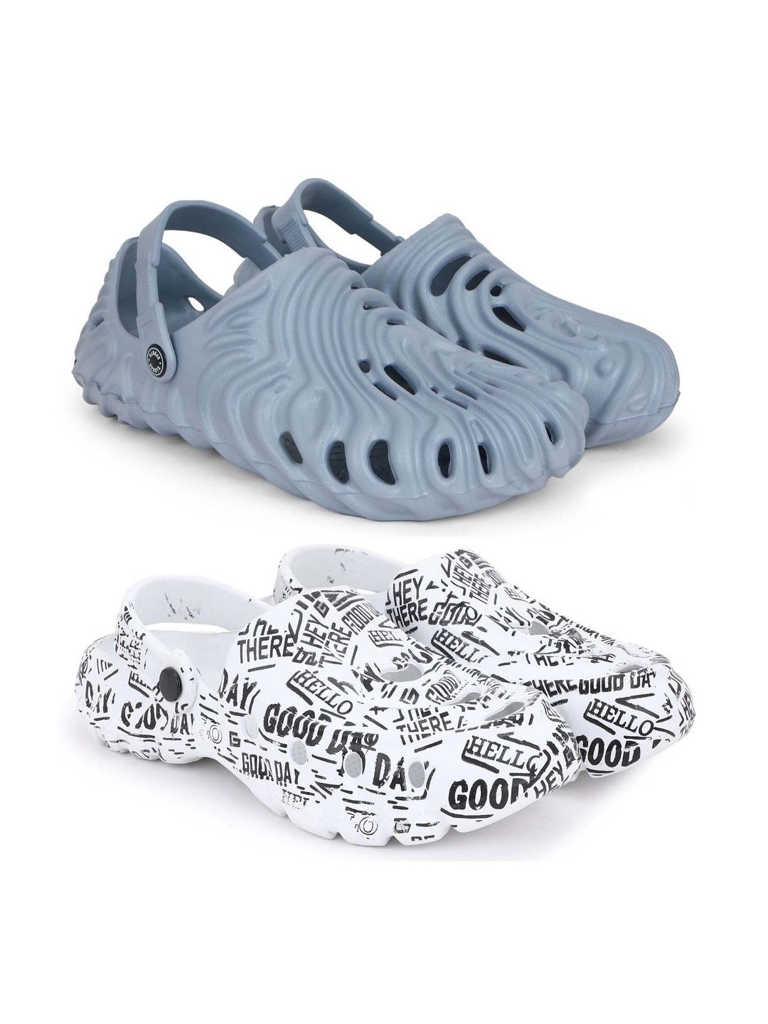 KAPYANSH Men Printed Clogs