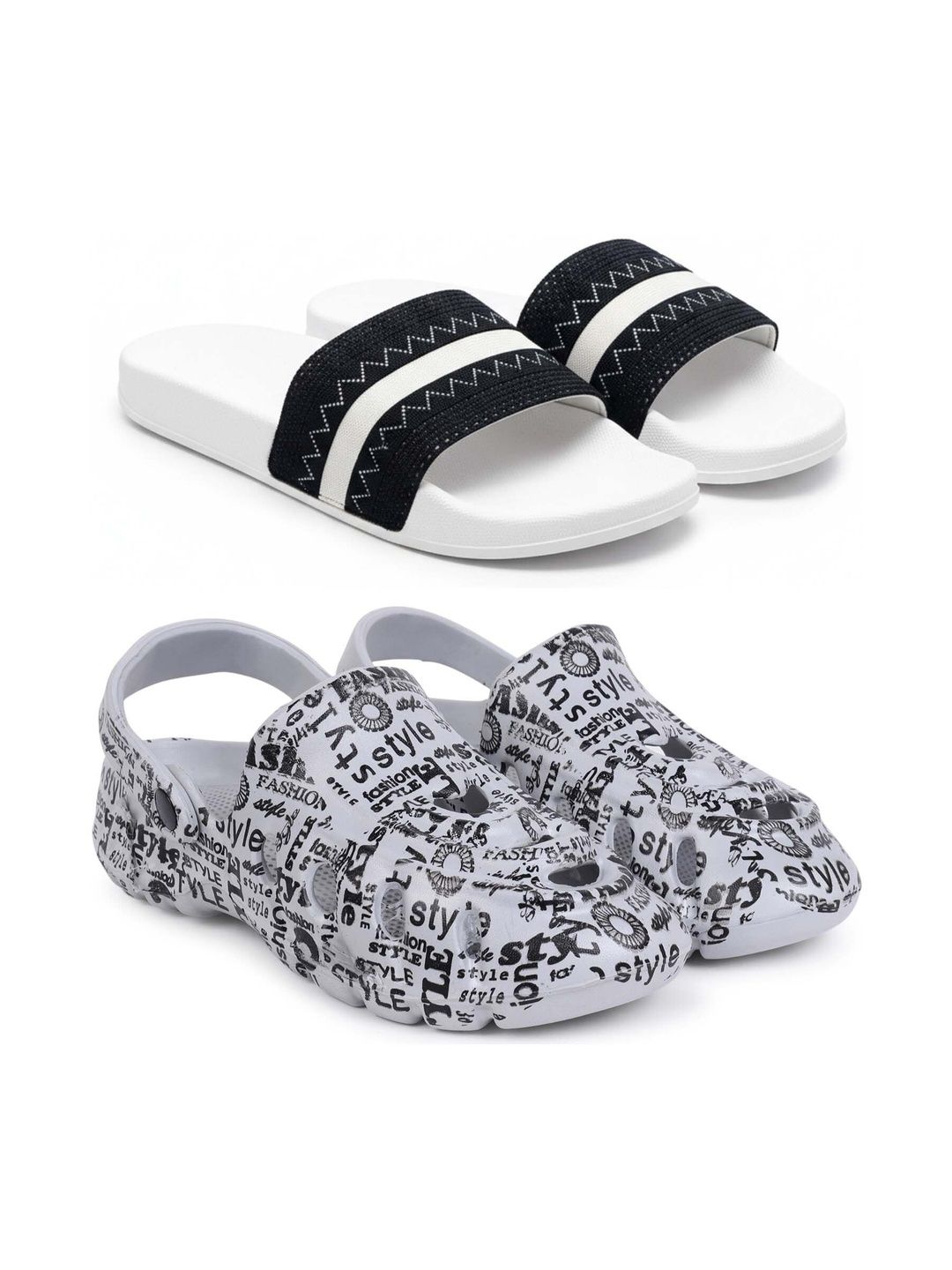 Pampy Angel Men Colourblocked Sliders