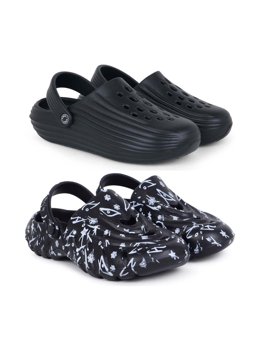 KAPYANSH Men Printed Clogs