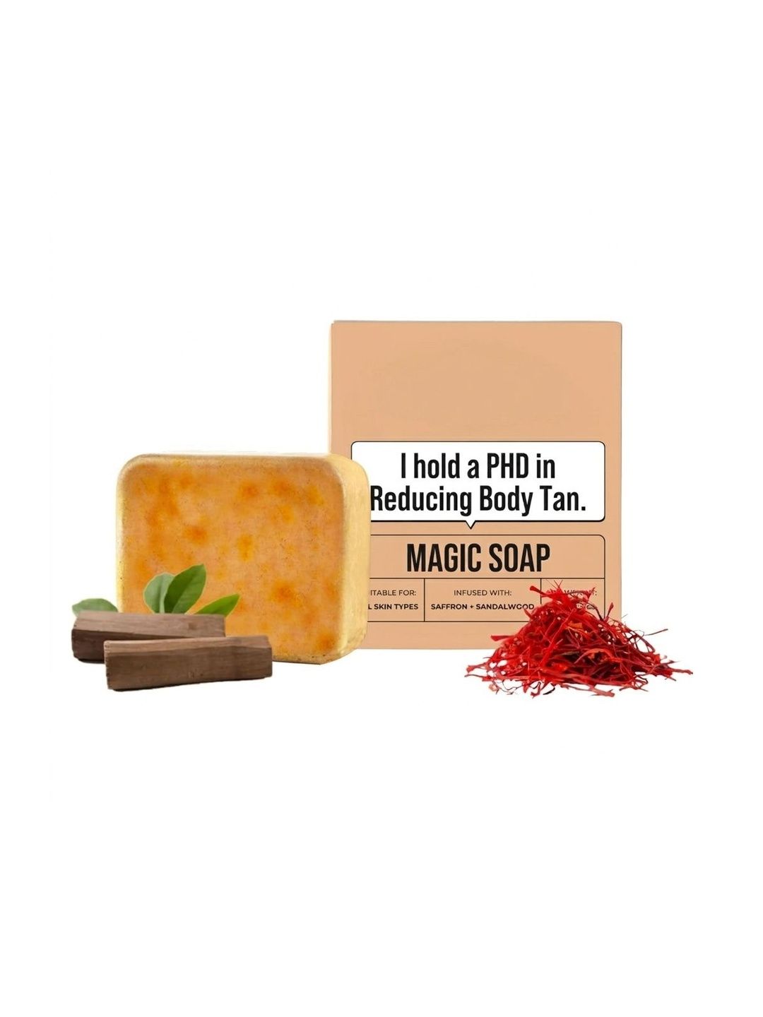 BritGlow Sandalwood & Saffron Magic Soaps - 100 g