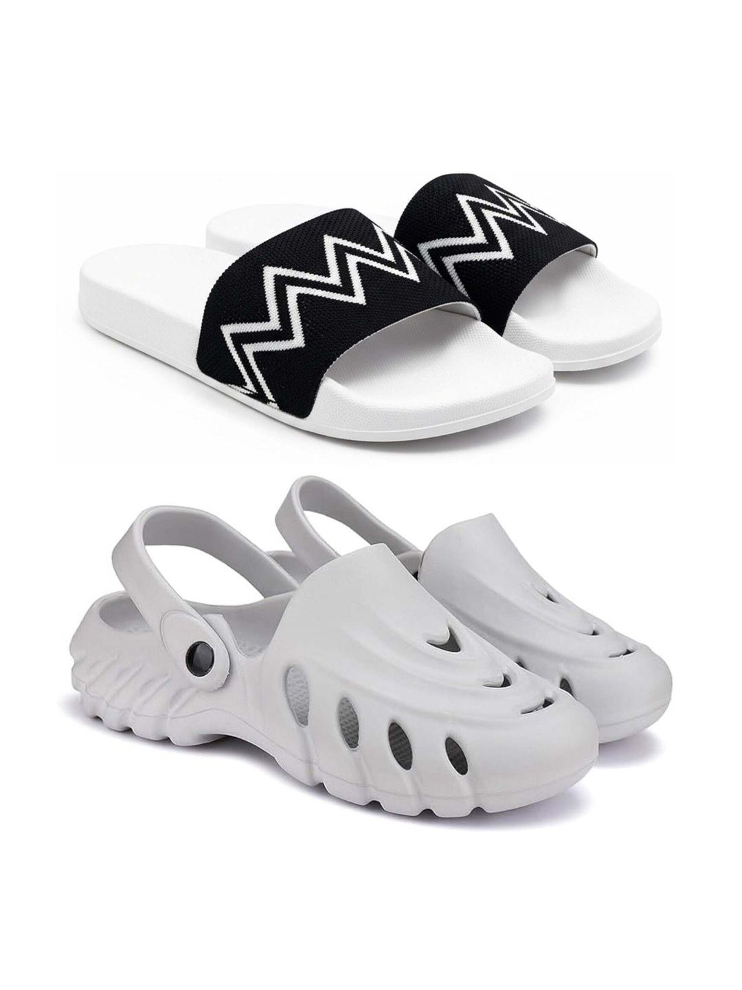 KAPYANSH Men Printed Sliders