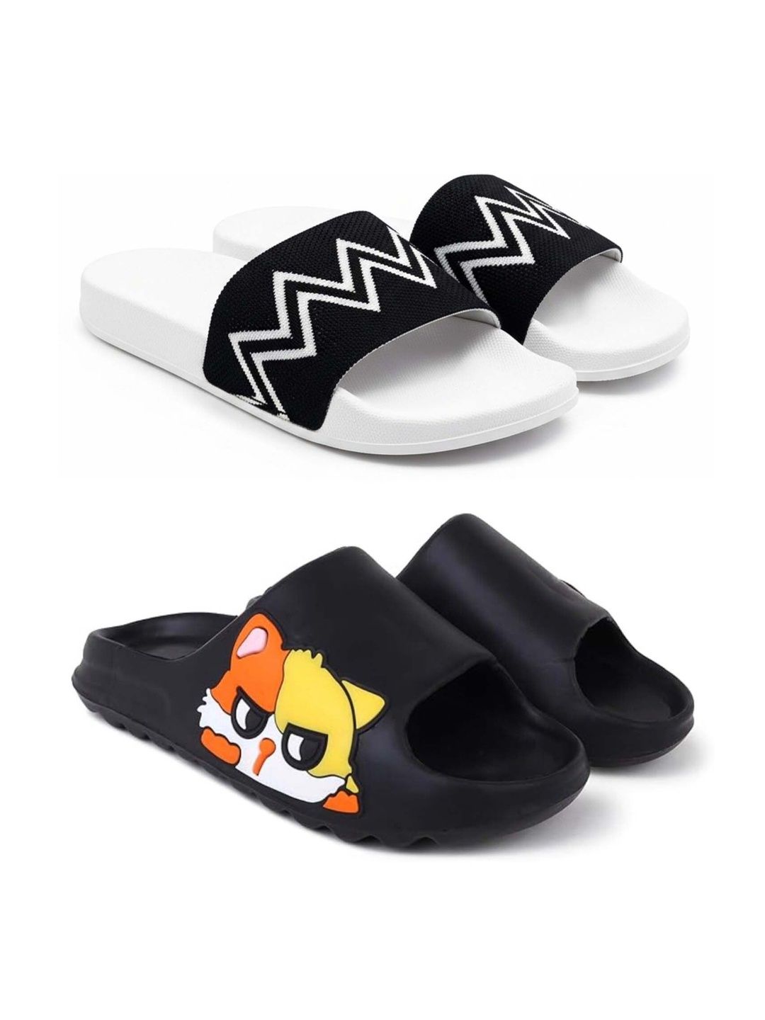 Pampy Angel Men Printed Sliders