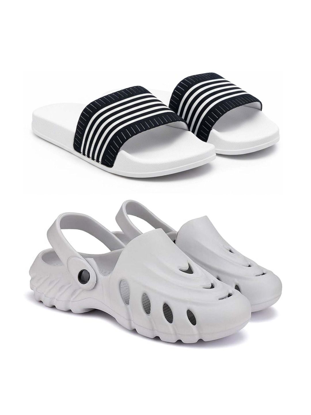 Pampy Angel Men Striped Sliders