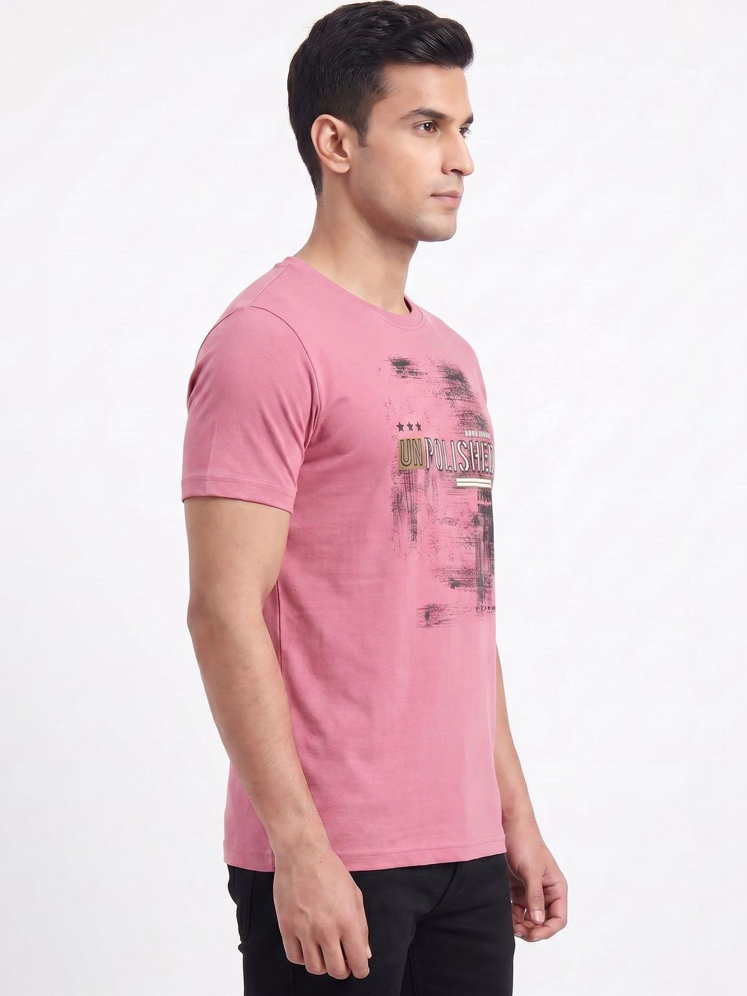 Plugin Men's Graphic Round Neck T-shirt