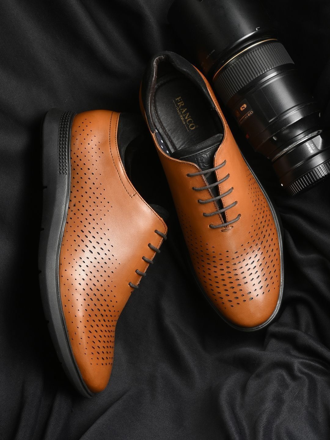Franco Leone Men Genuine Leather Oxfords