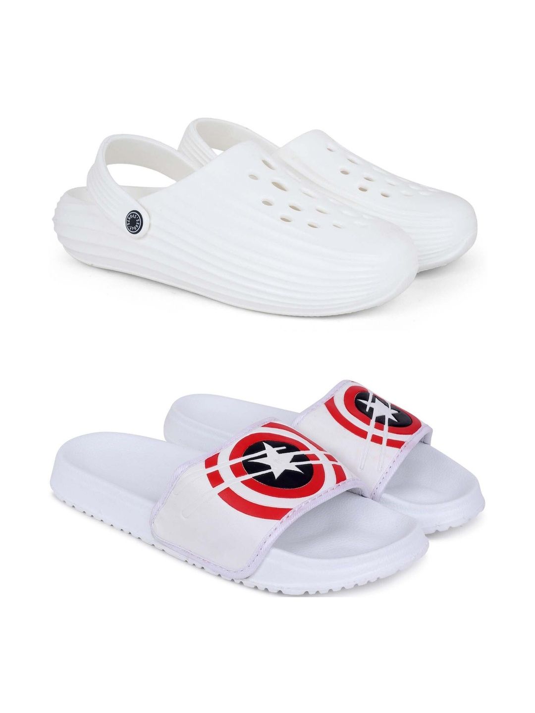 KAPYANSH Men Printed Sliders