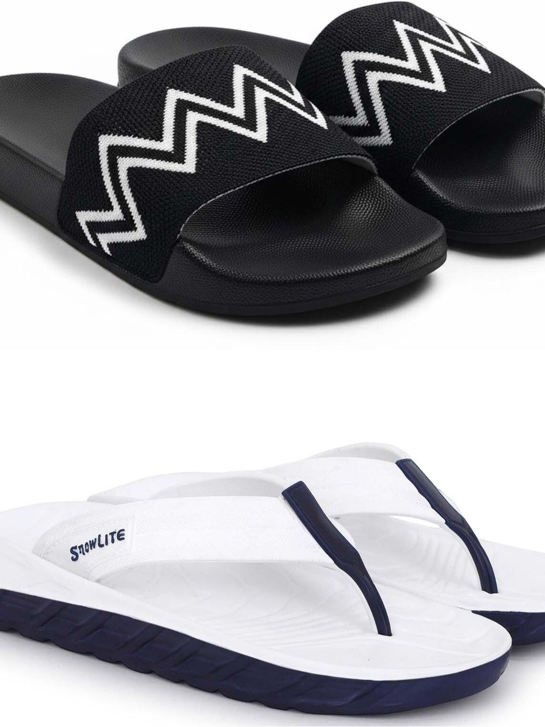 Pampy Angel Men Colourblocked Thong Flip-Flops