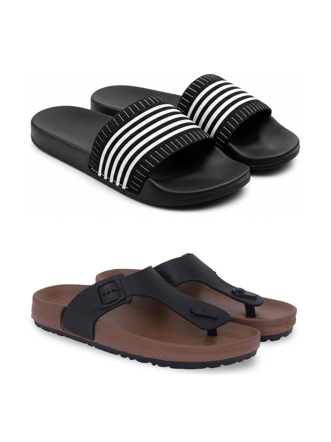 Pampy Angel Men Striped Slip-On