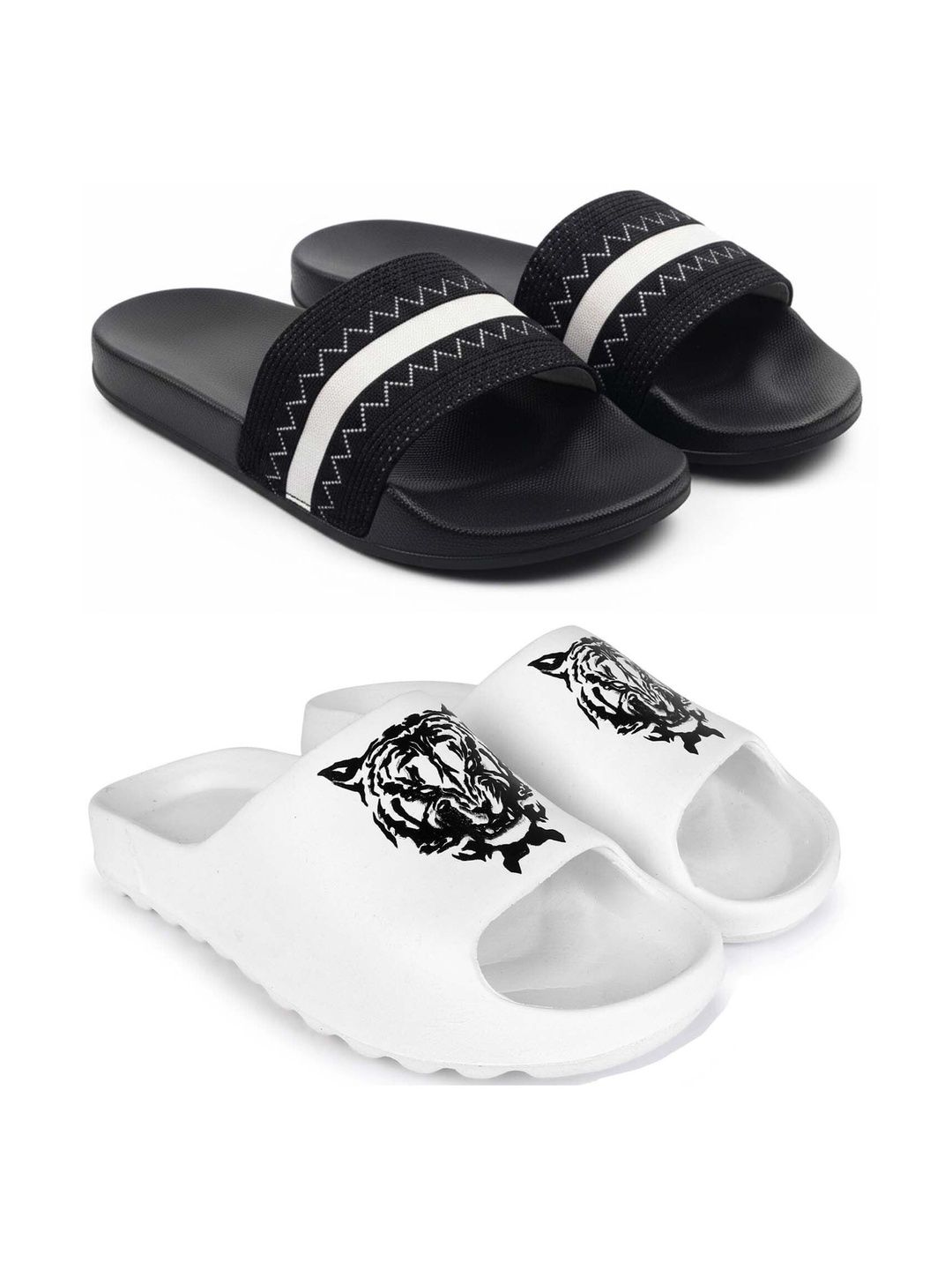 Pampy Angel Men Printed Sliders