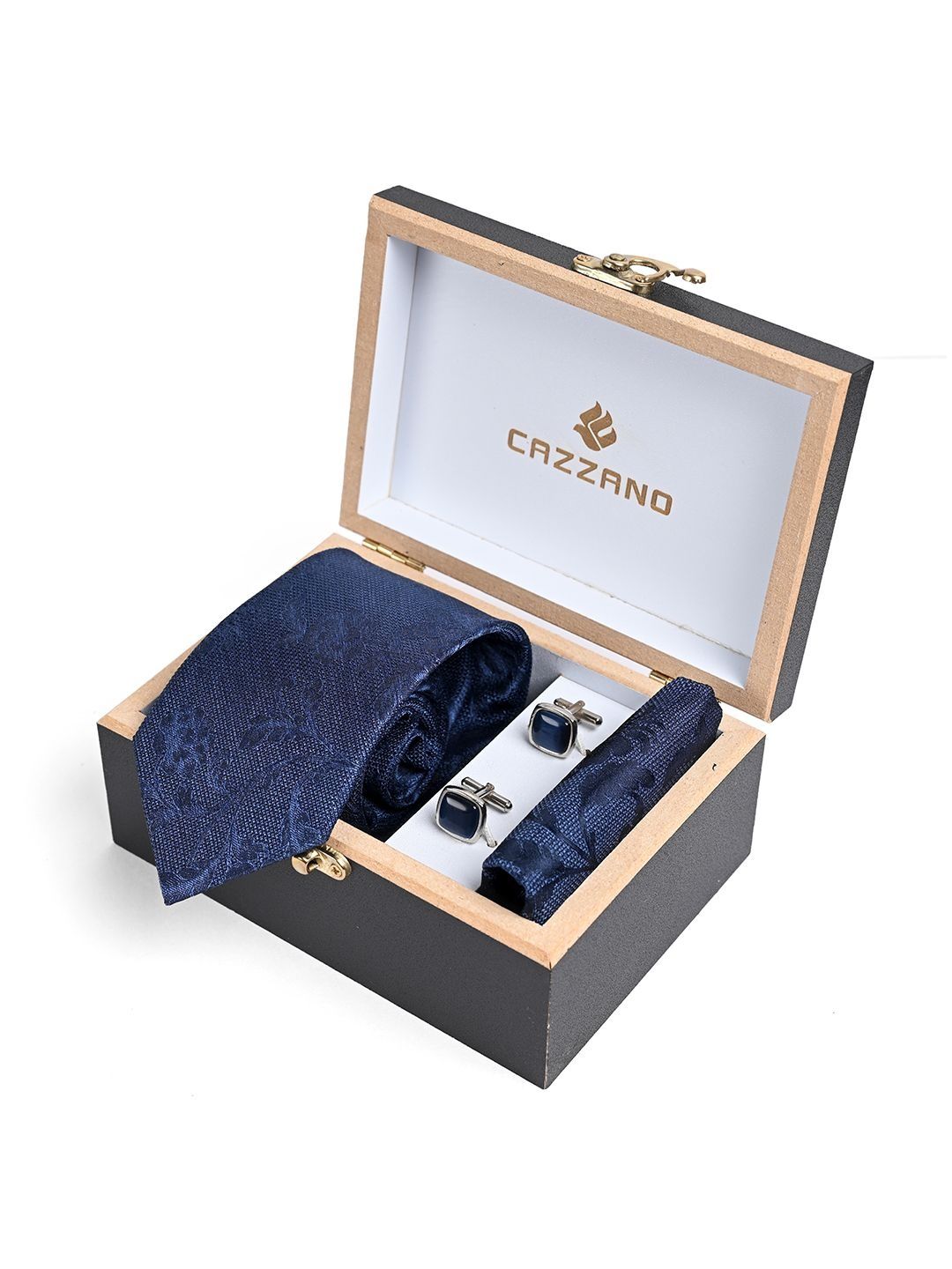 Cazzano Men Printed Ties & Cufflinks