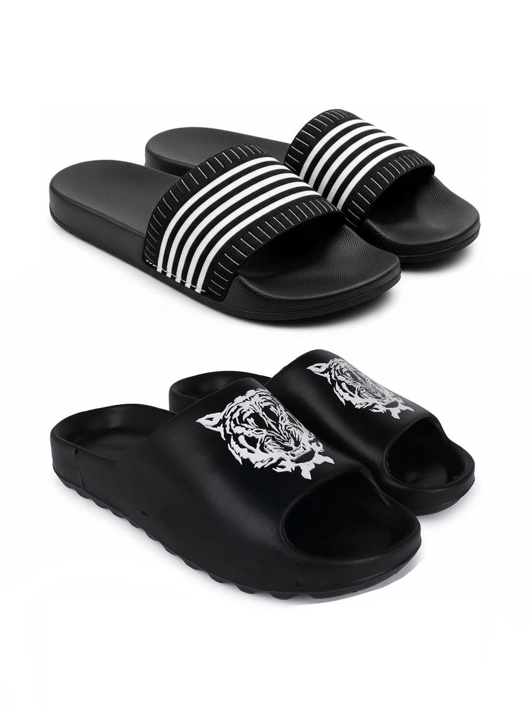 Pampy Angel Men Printed Sliders