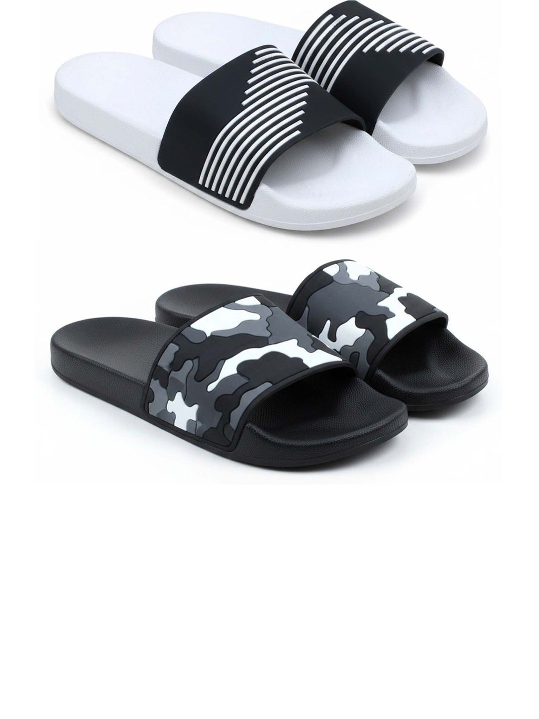 Pampy Angel Men Printed Sliders
