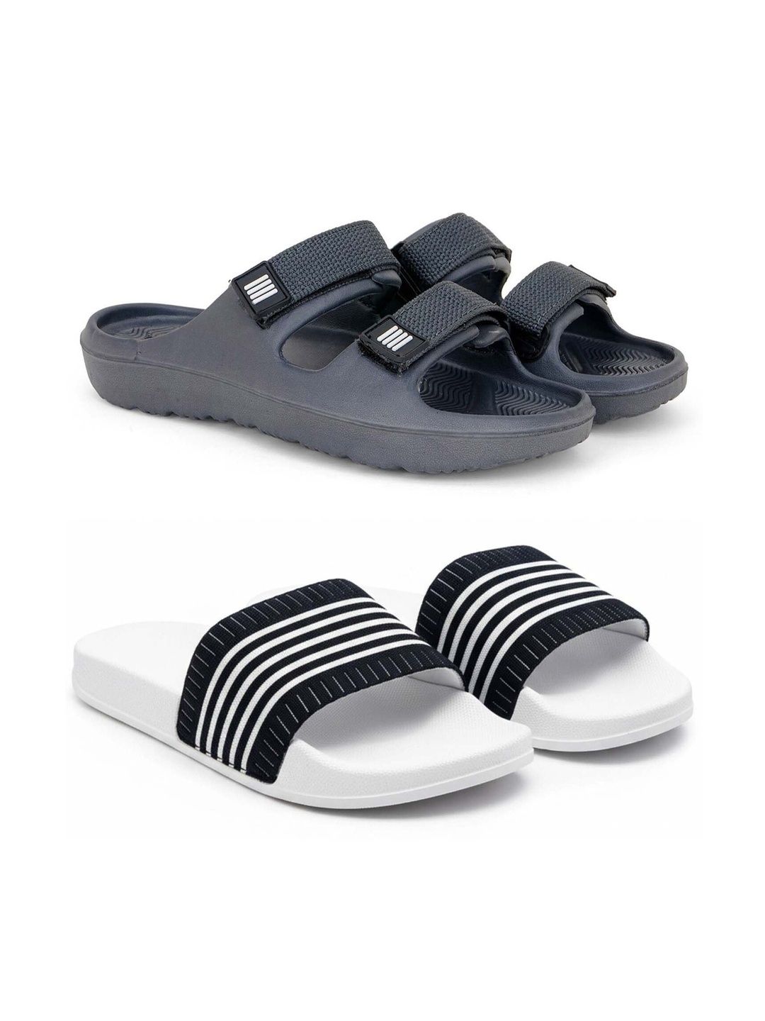 KAPYANSH Men Striped Slip-On