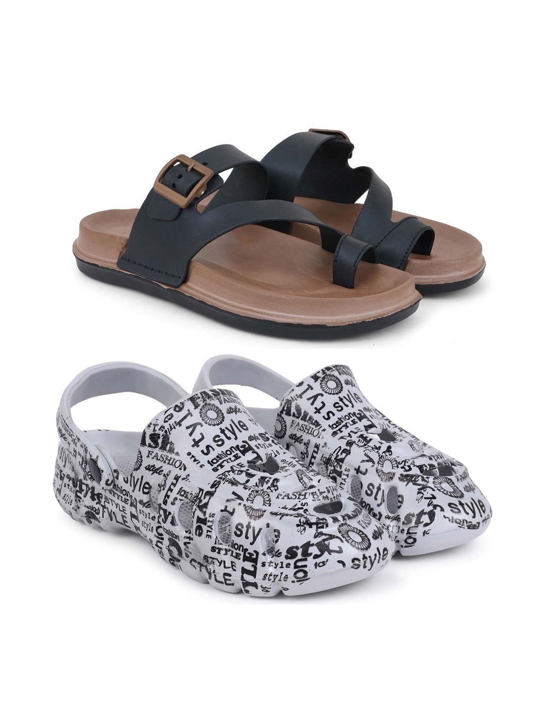 KAPYANSH Men Printed Clogs