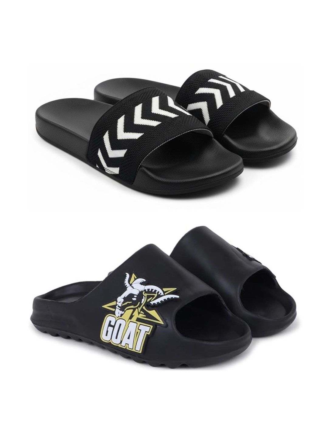 Pampy Angel Men Printed Sliders