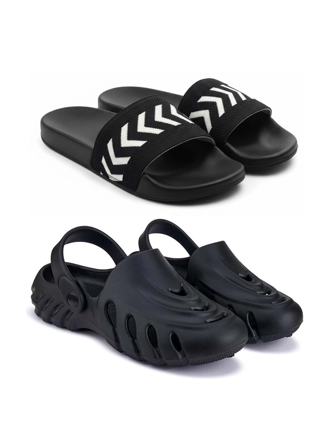 KAPYANSH Men Printed Sliders