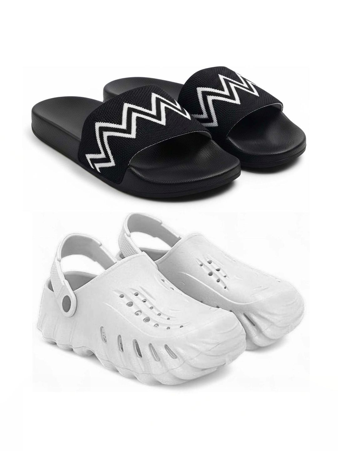 Pampy Angel Men Printed Sliders