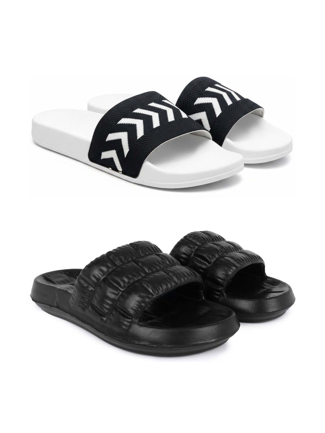 Pampy Angel Men Printed Sliders