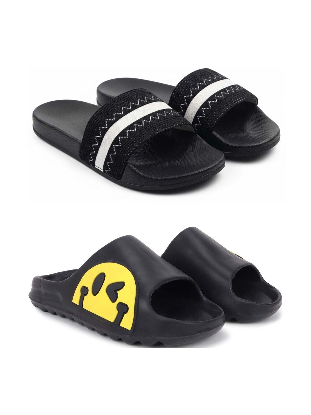 Pampy Angel Men Printed Sliders