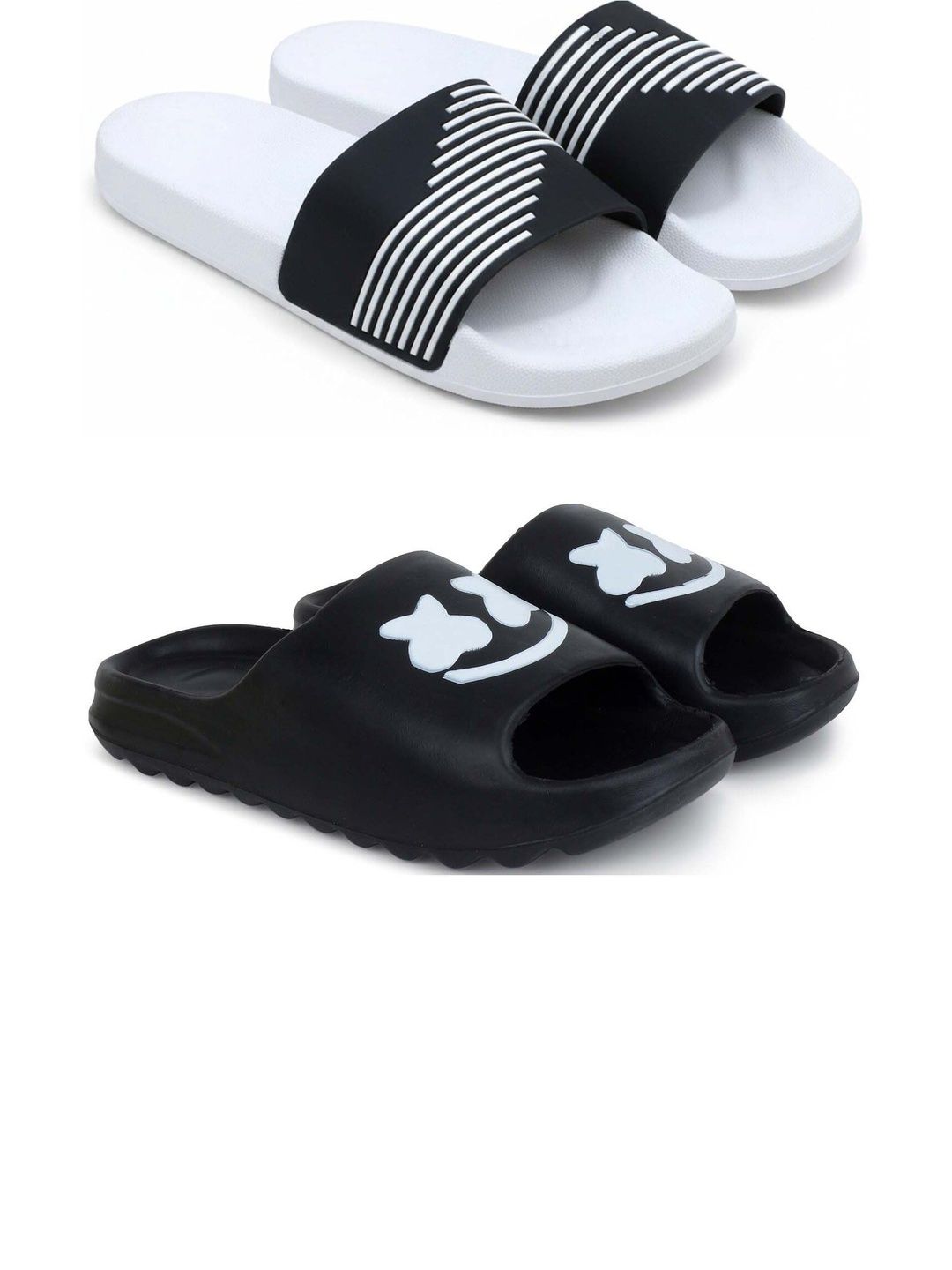 Pampy Angel Men Printed Sliders