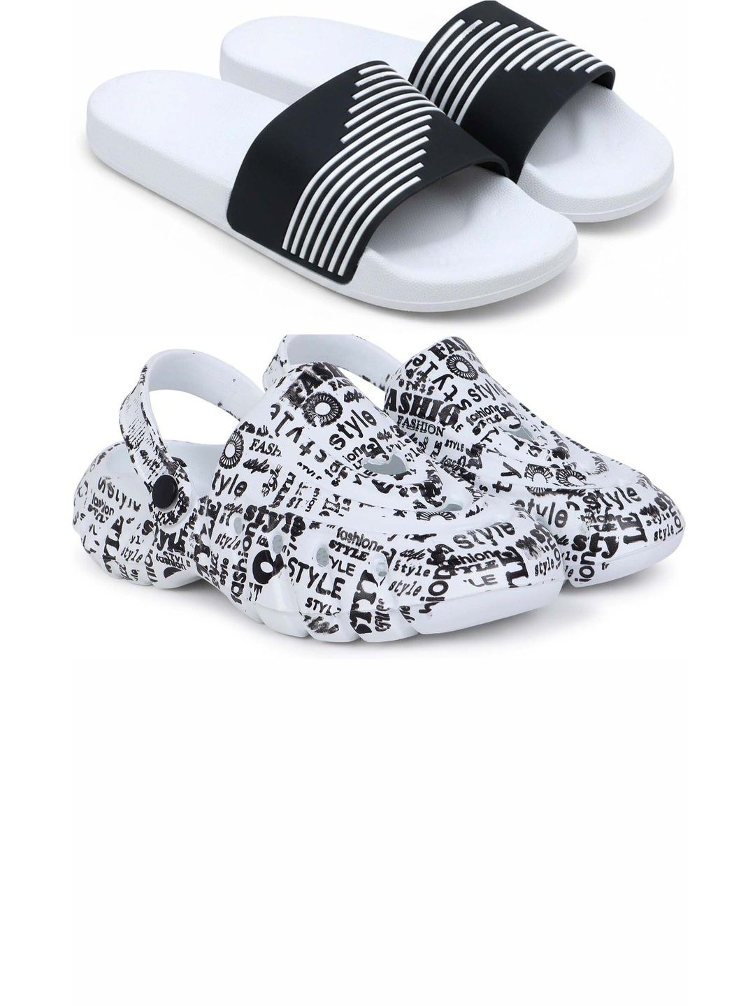 Pampy Angel Men Printed Clogs