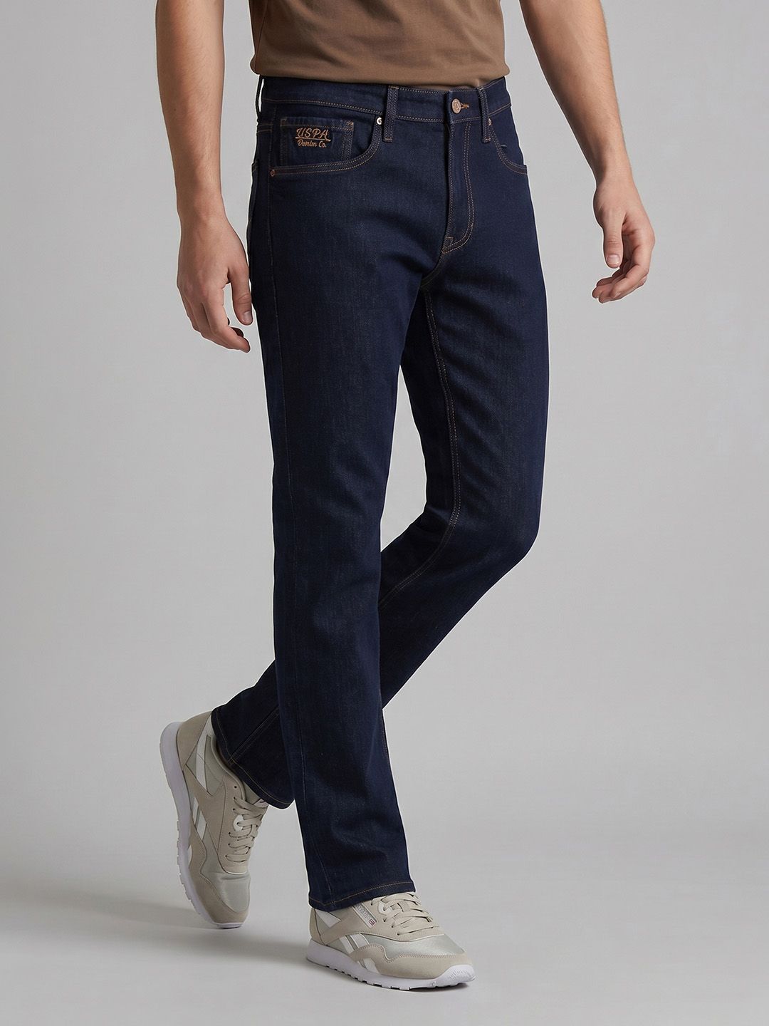 Men Bootcut Jeans U.S. Polo Assn. Denim Co. Men Bootcut Stretchable Jeans