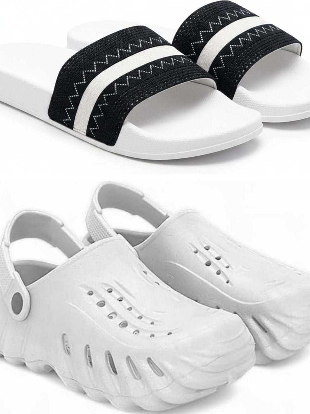 Pampy Angel Men Striped Sliders