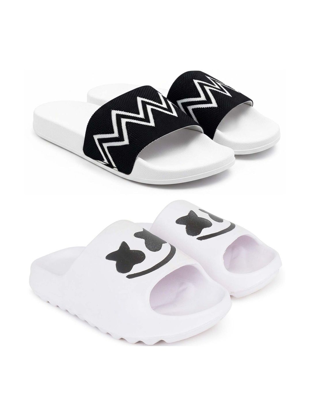 Pampy Angel Men Printed Sliders