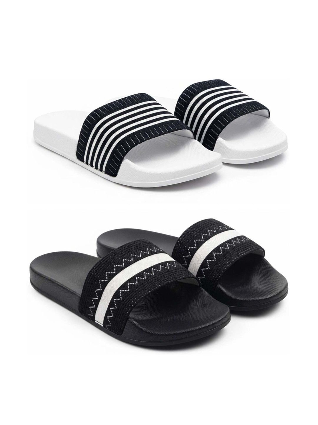 Pampy Angel Men Striped Sliders