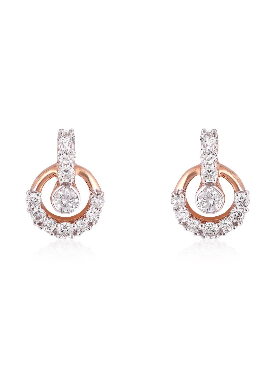 PMJ Jewels 18KT Stud Earrings Diamond