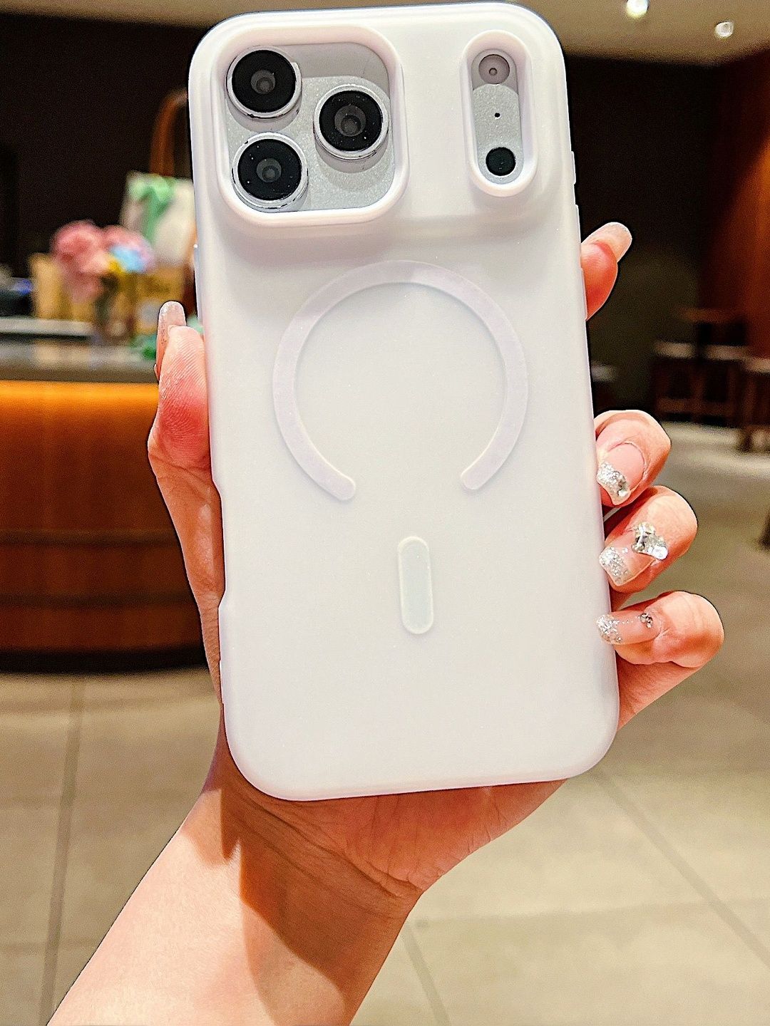 Luxury Kase Solid Printed iPhone 17 Pro Max Back Case Mobile Accessories