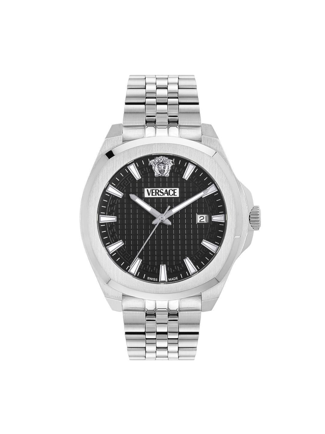 Versace Versace Luxury 3 Hands 42 mm Black Dial Men Analog Watch- VEKKA0325