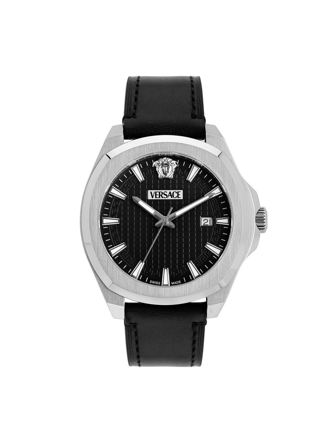 Versace Versace Luxury 3 Hands 42 mm Black Dial Men Analog Watch- VEKKA0125