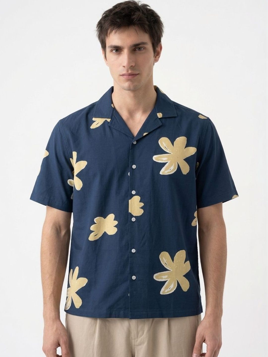 TRULOOM Men Relaxed Floral Printed Casual Shirt
