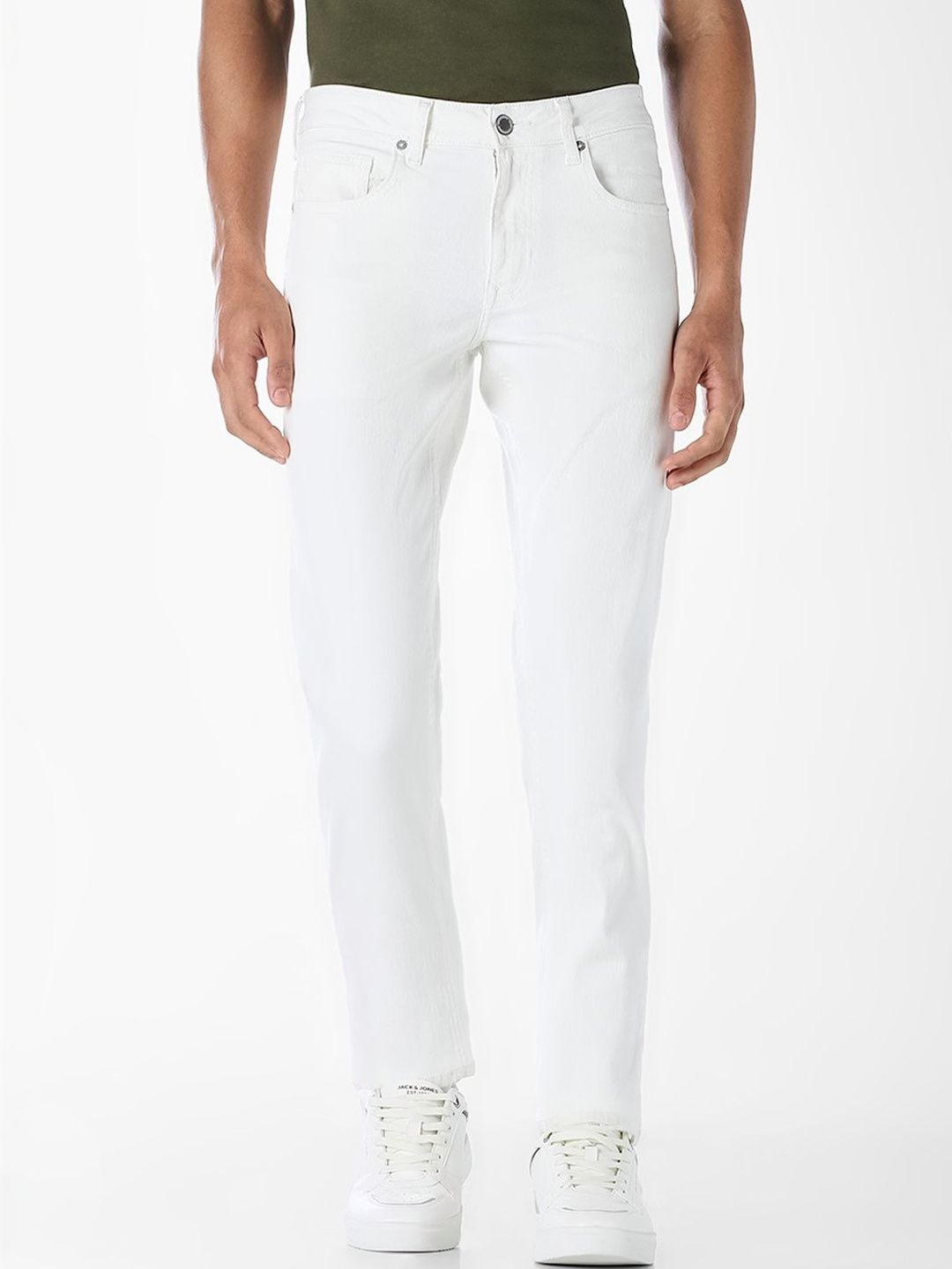 Jack & Jones Men Slim Fit Low-Rise Stretchable Jeans