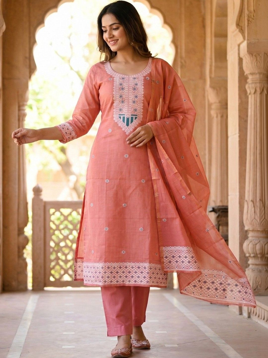 Peachmode Unstitched Dress Material