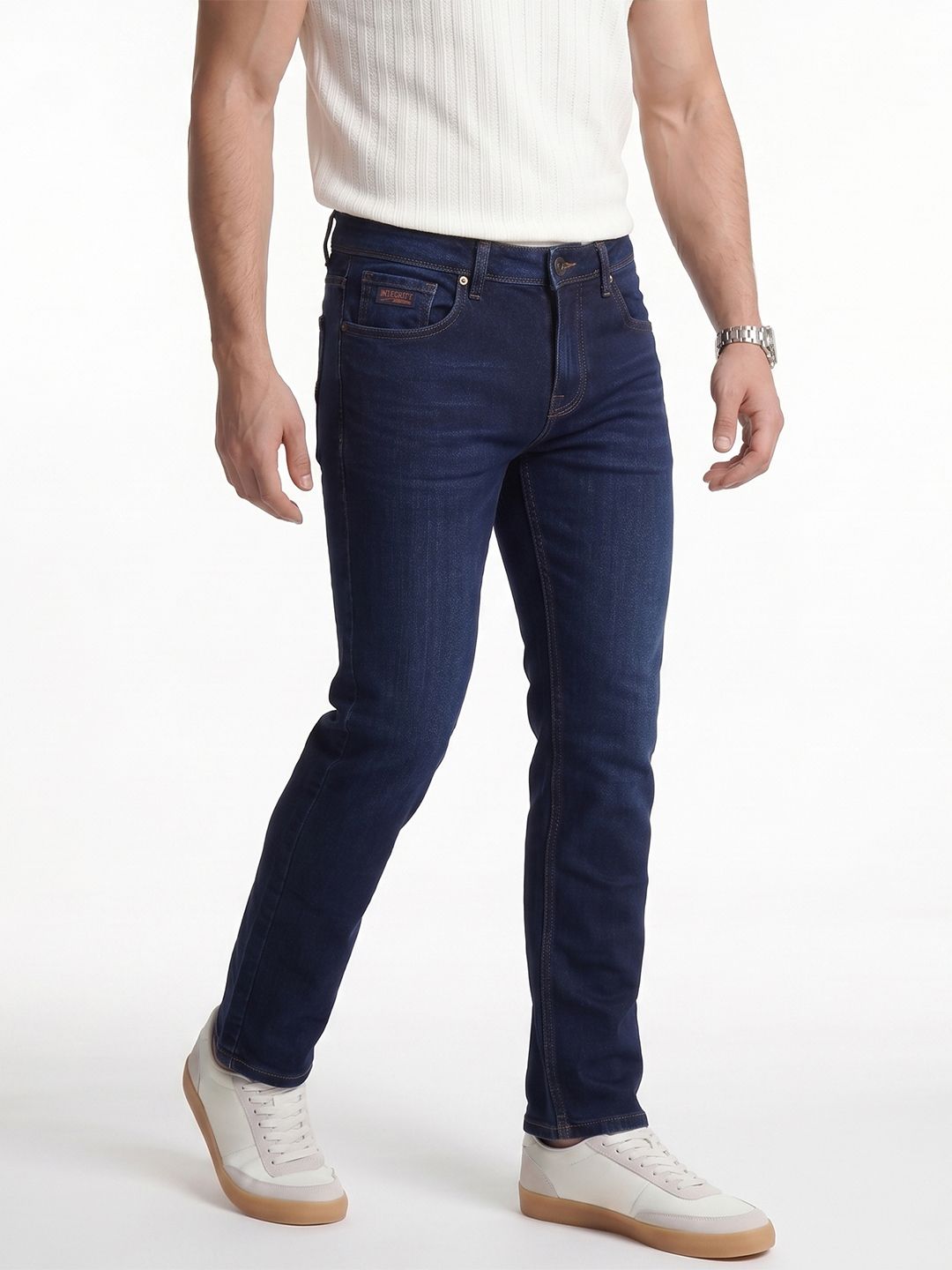 Integriti Men Slim Fit Light Fade Stretchable Jeans