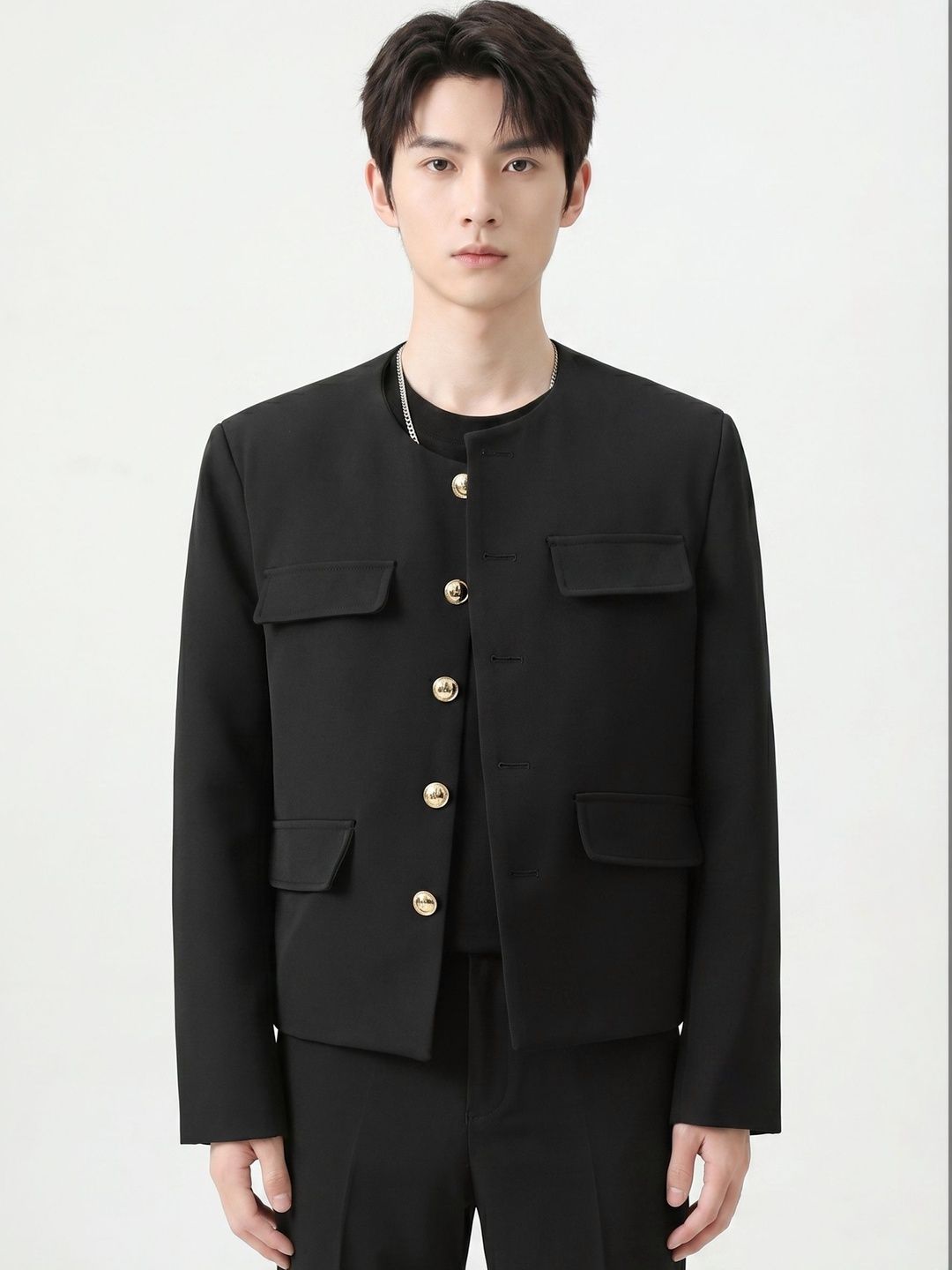StyleCast x Revolte Men Longline Outdoor Tailored Jacket