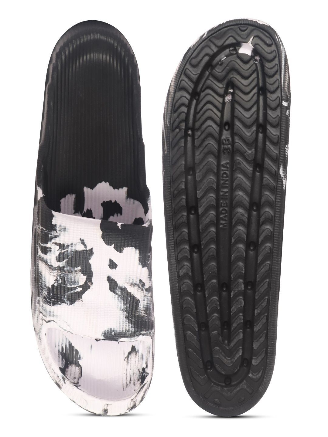 FIVEFEB Men Printed Sliders