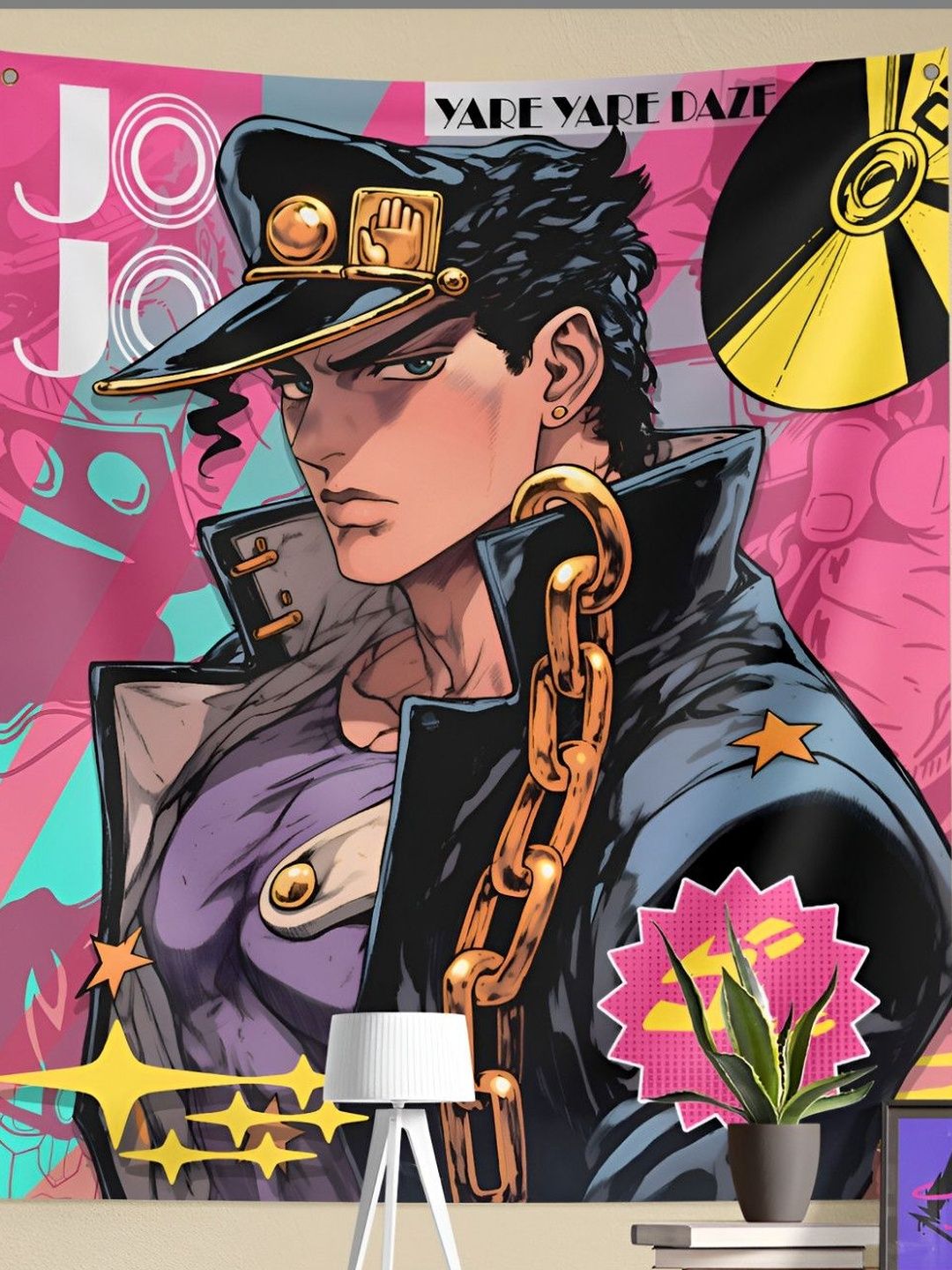 Buy COMICSENSE Blue & Pink Jojo Bizarre Adventure Star Anime