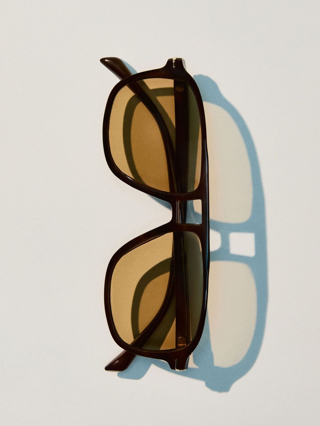 H&M Women Brown Lens & Brown Aviator Sunglasses with