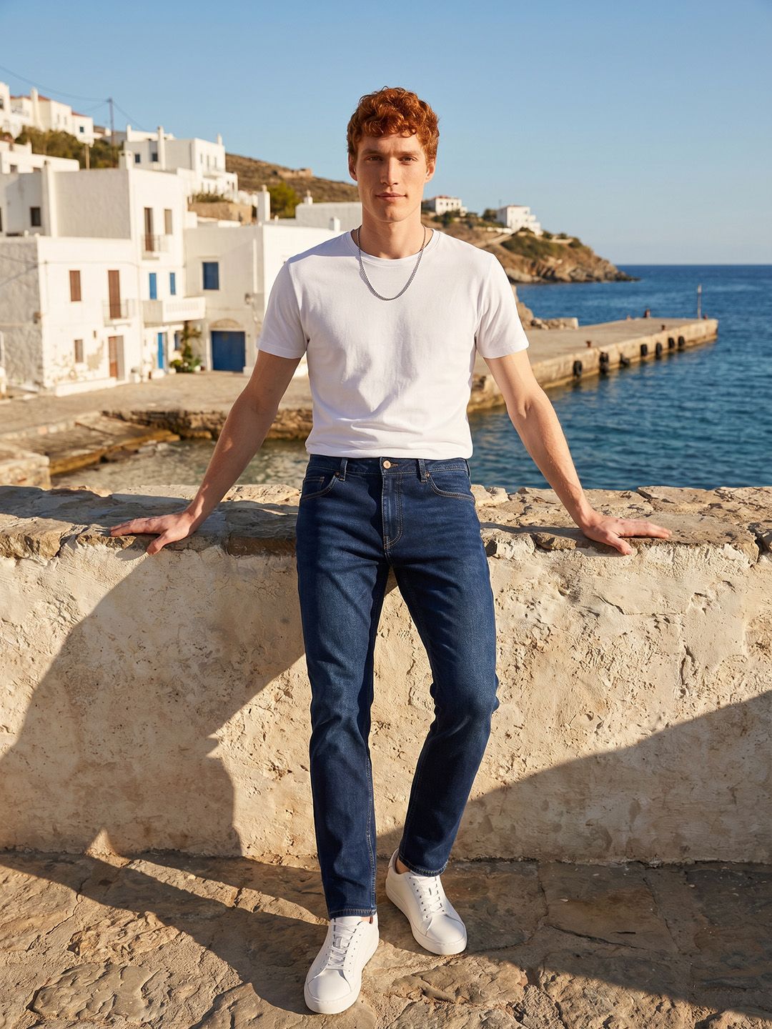 Mast & Harbour Men Smart Slim Fit Stretchable Jeans