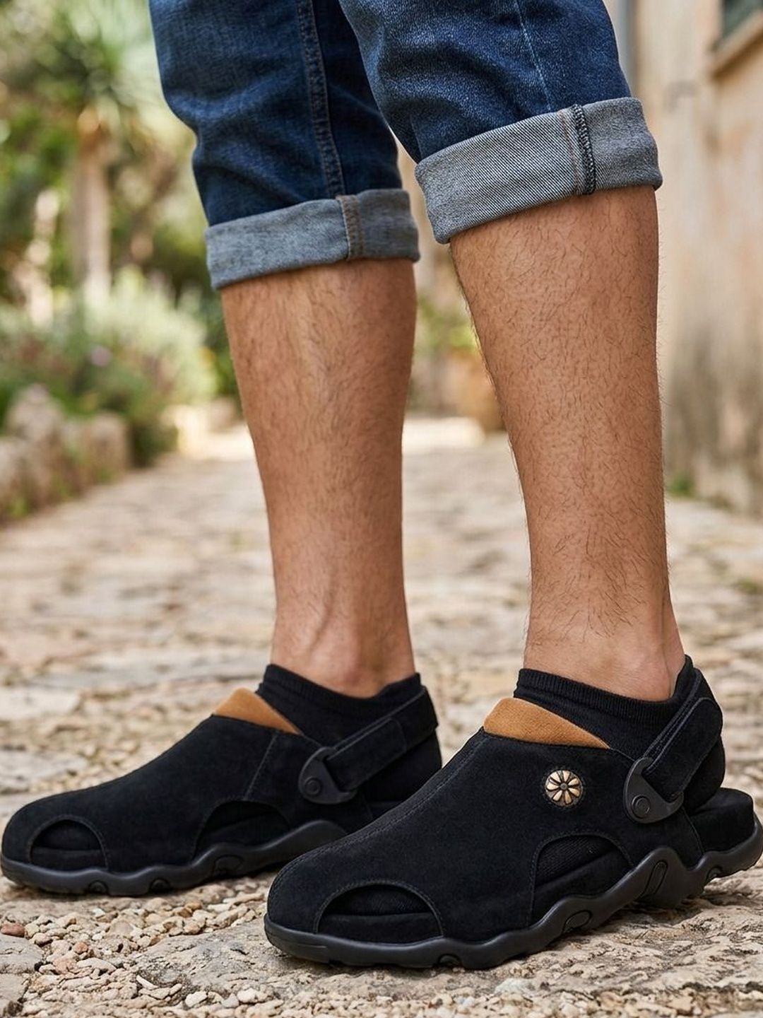 Killer Men Suede Comfort Sandals