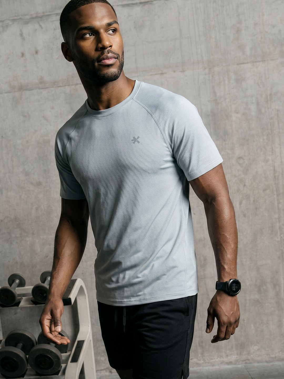 HRX by Hrithik Roshan Slim Fit Rapid-Dry Training T-shirt