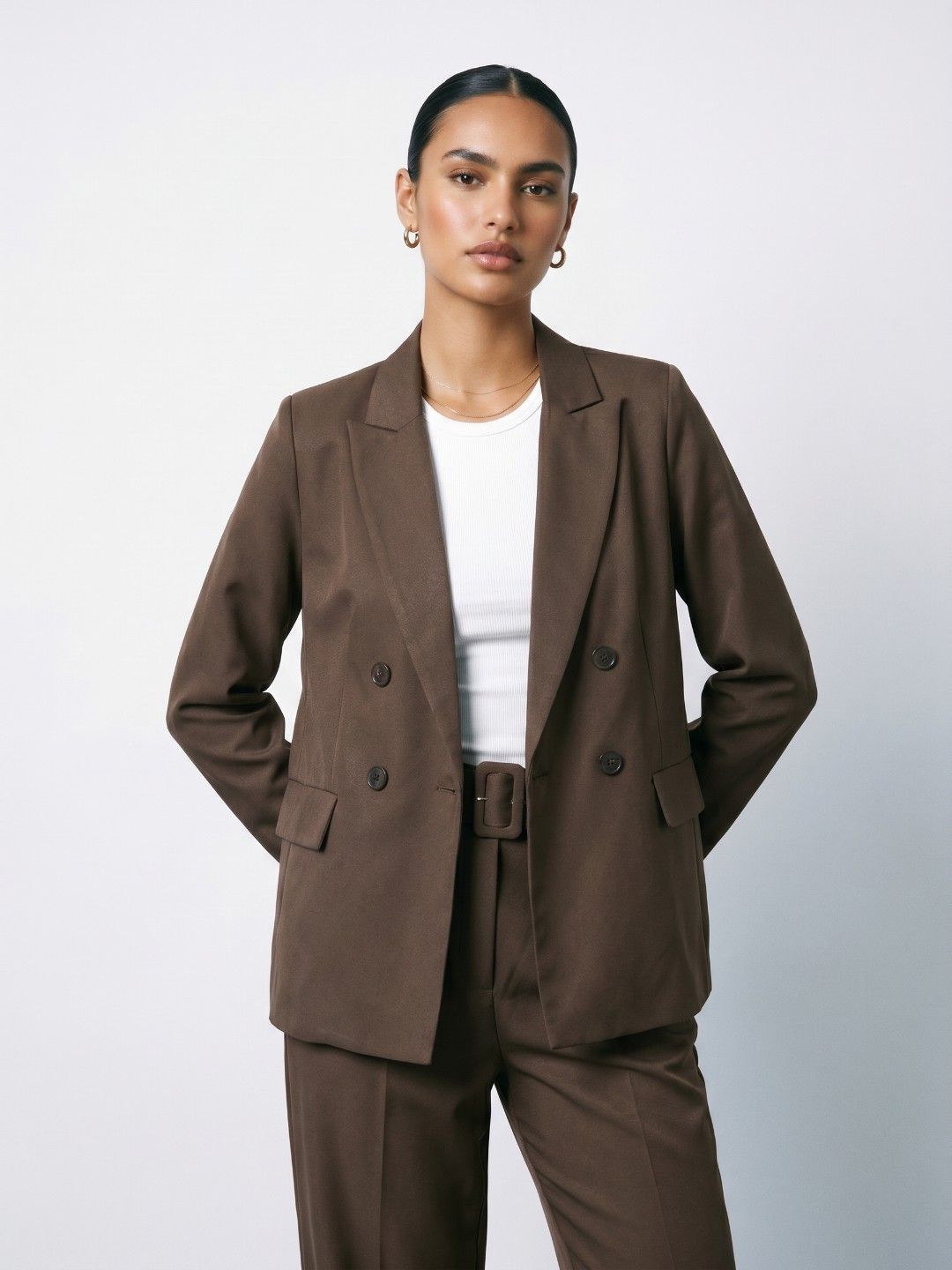 Phosphorus Relaxed-Fit Double Breasted Semiformal Blazer