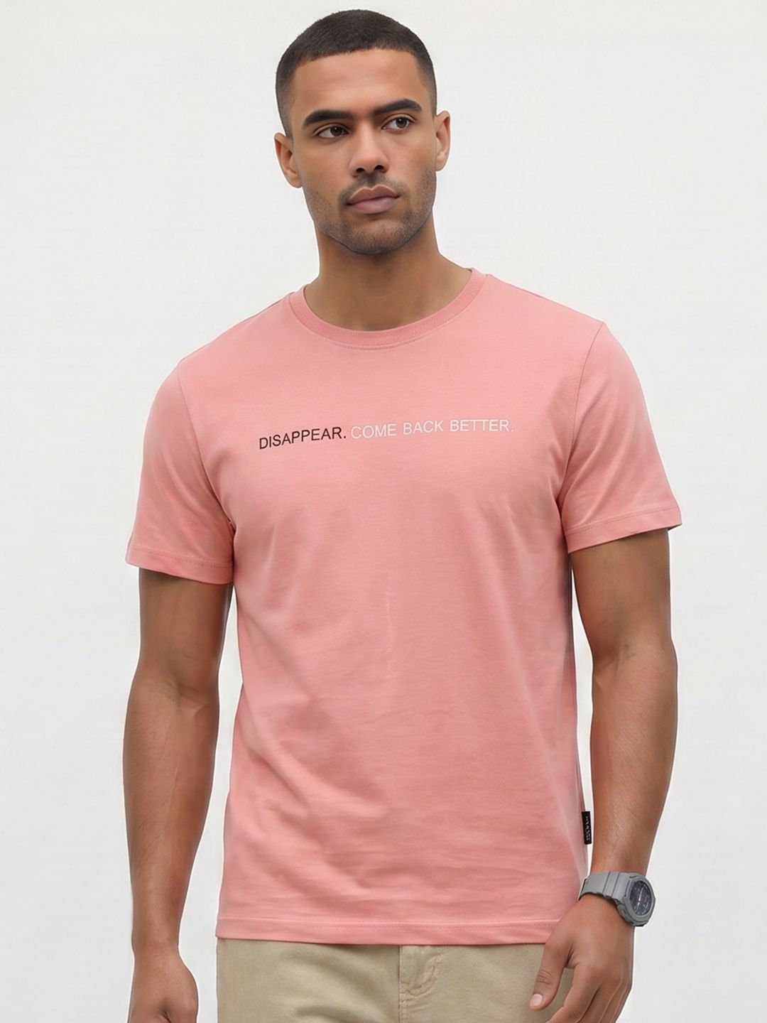 The Roadster Life Co. Typography Printed T-Shirt