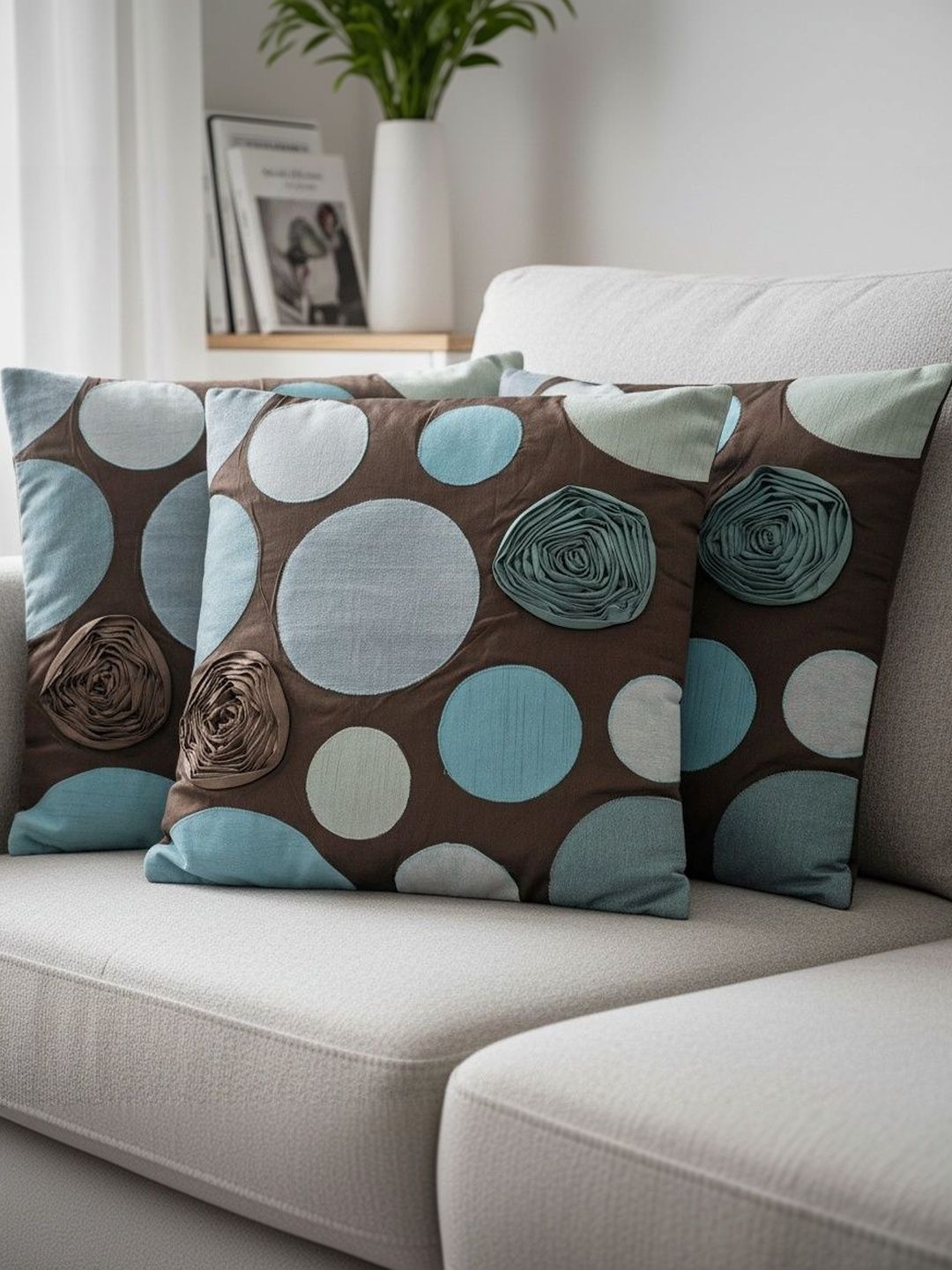 Themes Furnishings & Decor Themes Furnishings & Decor 2 Pieces Blue Square Cushion Covers