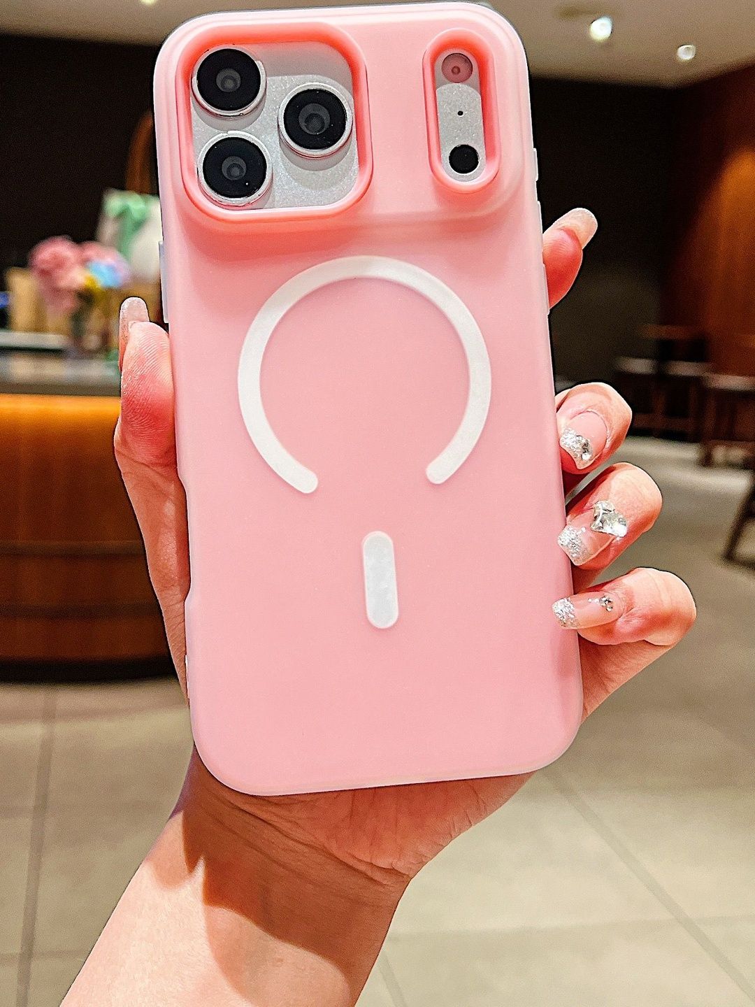Luxury Kase Solid Printed iPhone 17 Pro Max Back Case Mobile Accessories