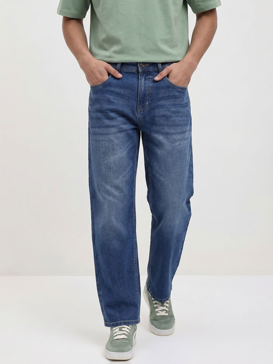 The Roadster Life Co. Men Relaxed Fit Stretchable Jeans